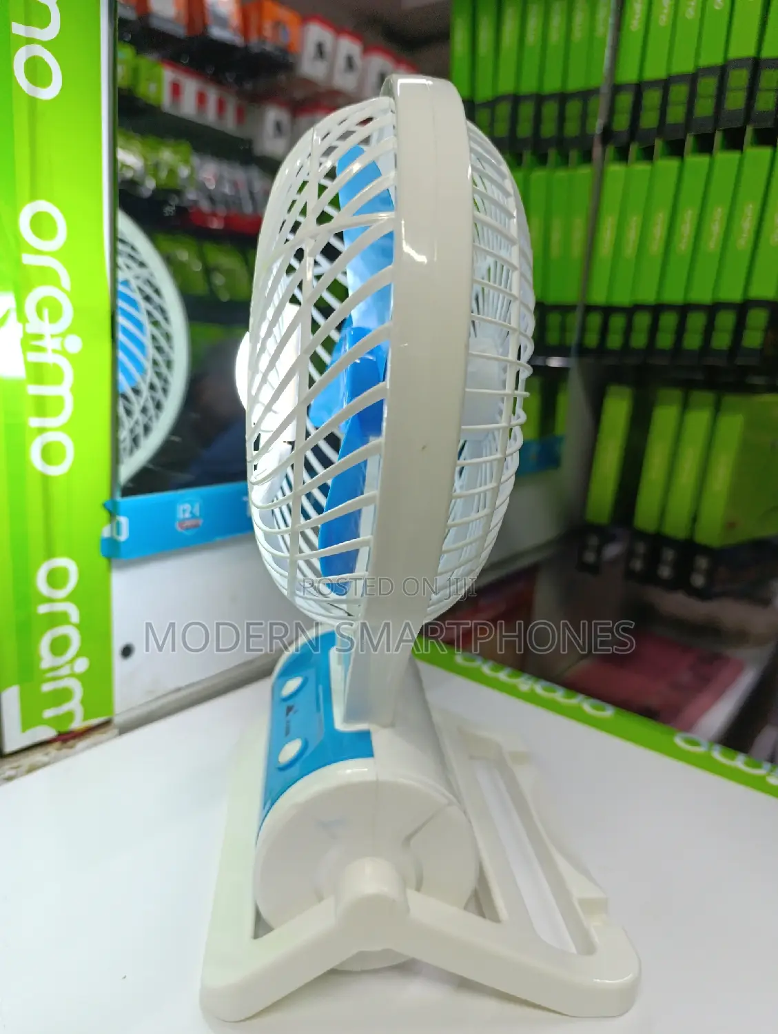 Portable Min Fan With LED Light