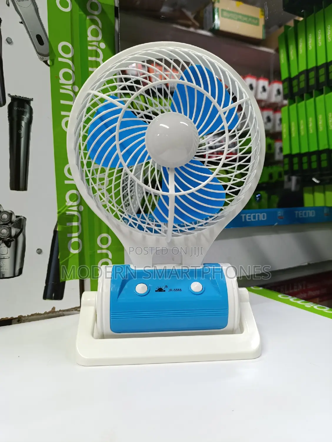 Portable Min Fan With LED Light