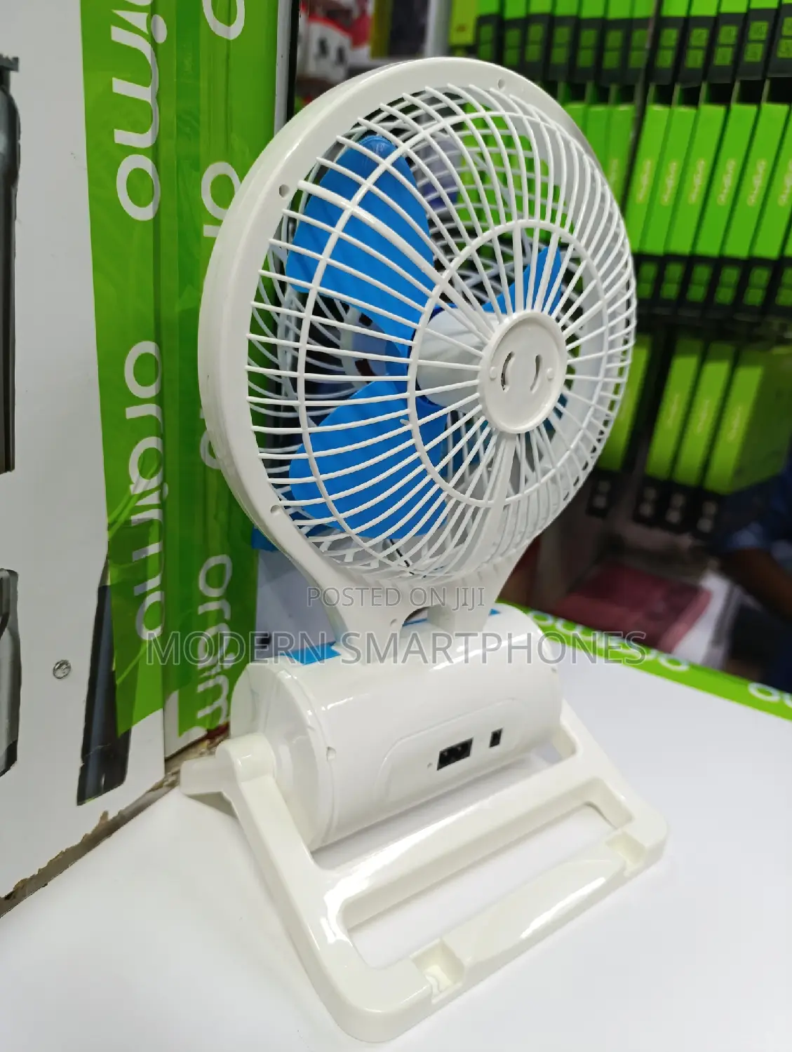 Portable Min Fan With LED Light