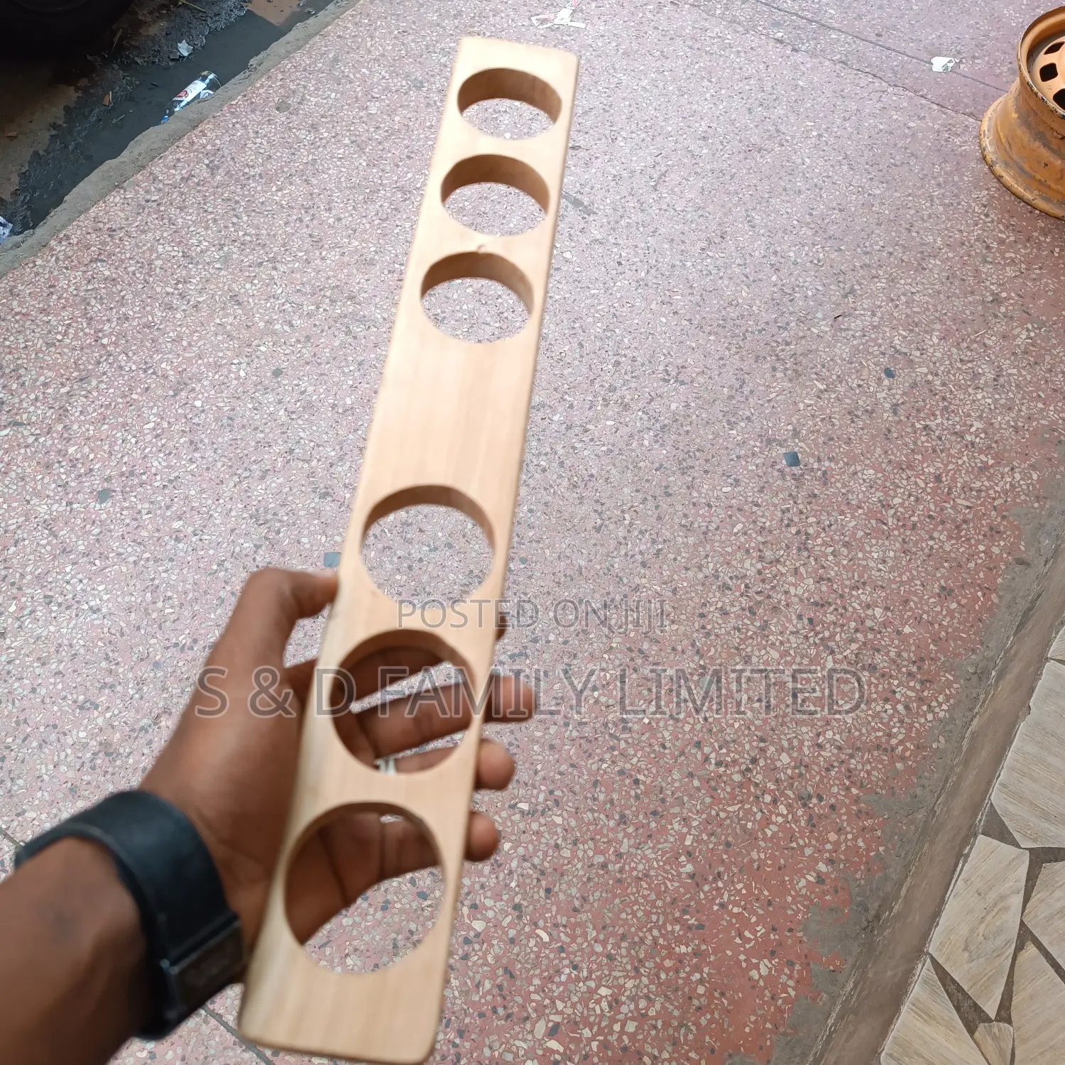 Wooden Microphone Holder