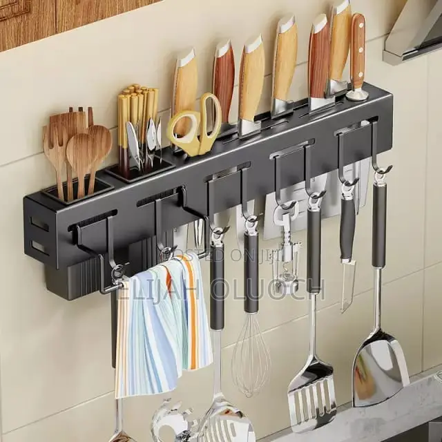Wall Mount Kitchen Rack for Spoons and Knives 
Size. 50cm