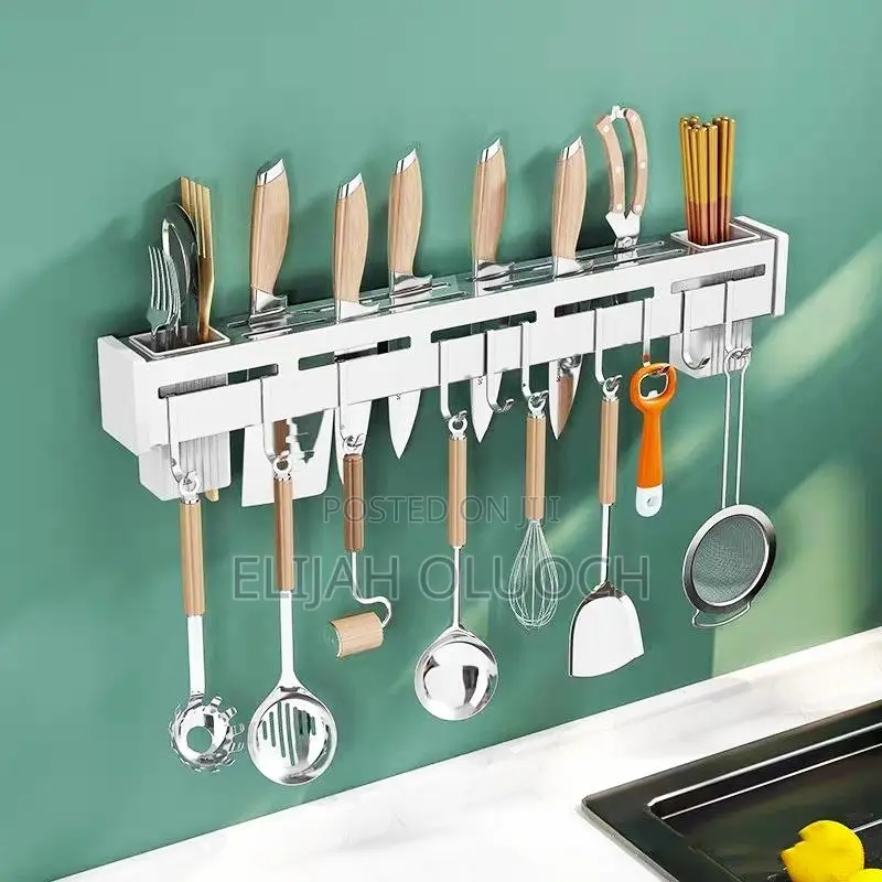 Wall Mount Kitchen Rack for Spoons and Knives 
Size. 50cm