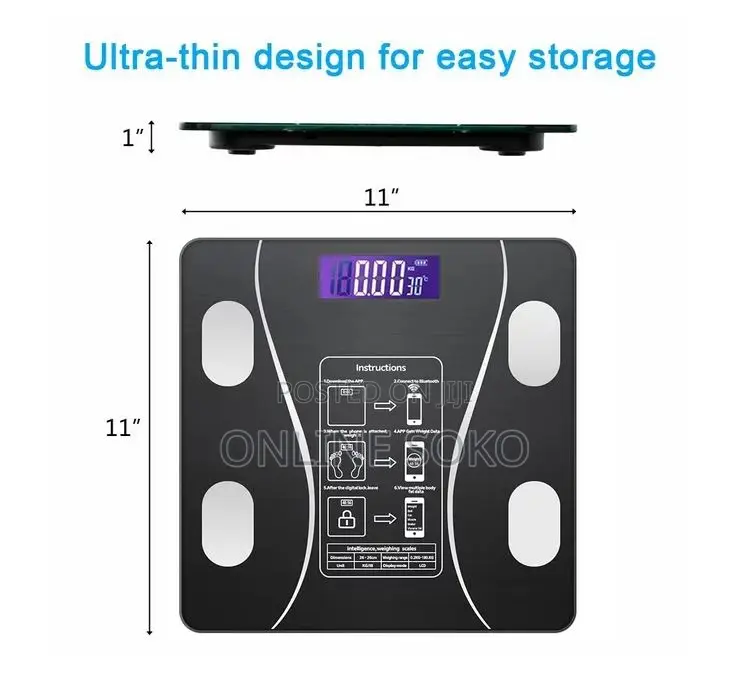 Digital Bluetooth Smart Body Fat Weight Body Weighing Scale