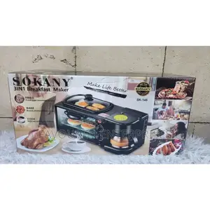 Sokany 3 in 1 Breakfast Oven, Grill and Coffee Maker