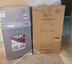 Roch RFR-110D-B Double Door Refrigerator - 85 Litres - Silve