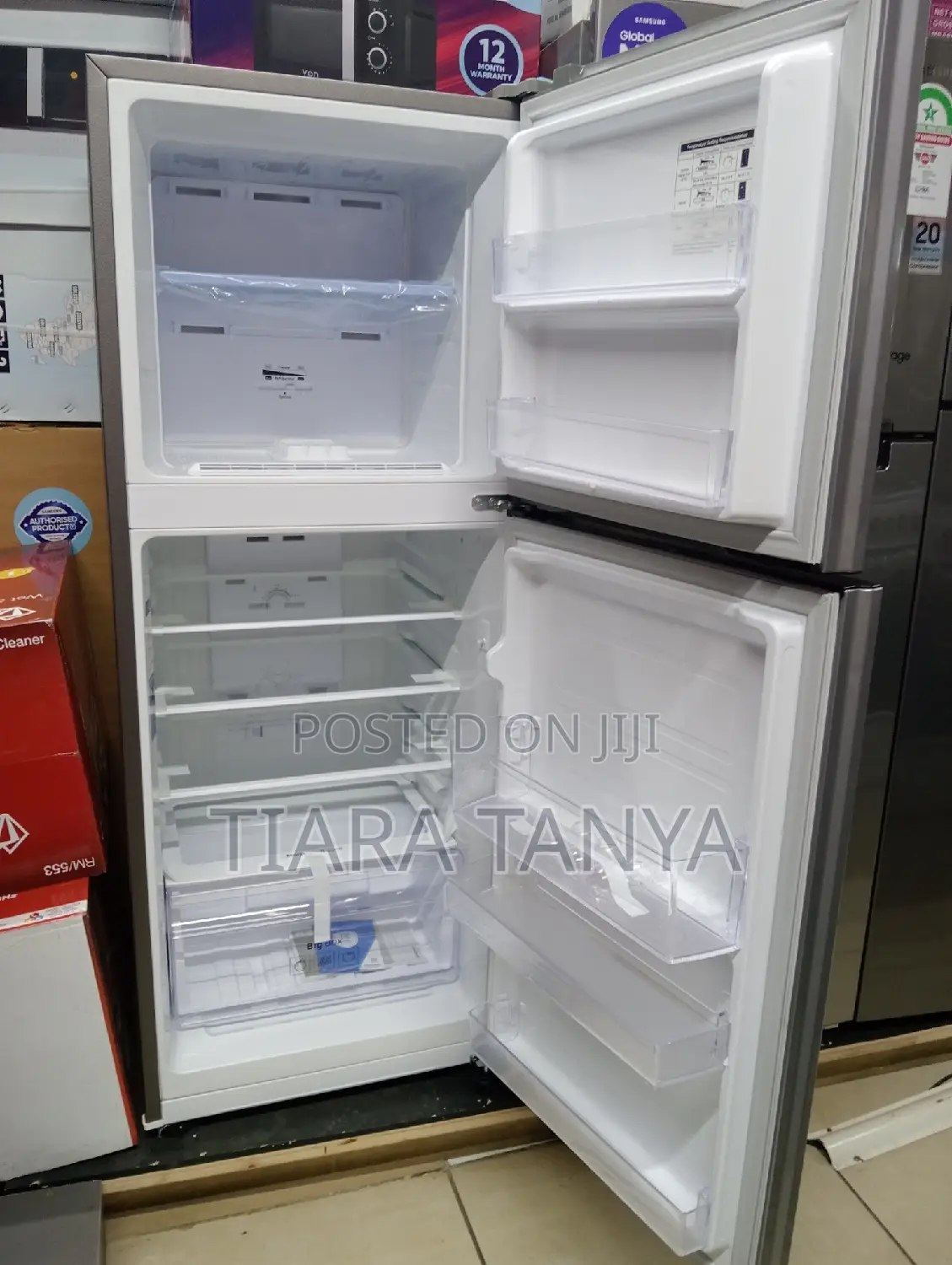 Samsung 210ltrs Double Door Fridge- RT26HAR2DSA -Silver
