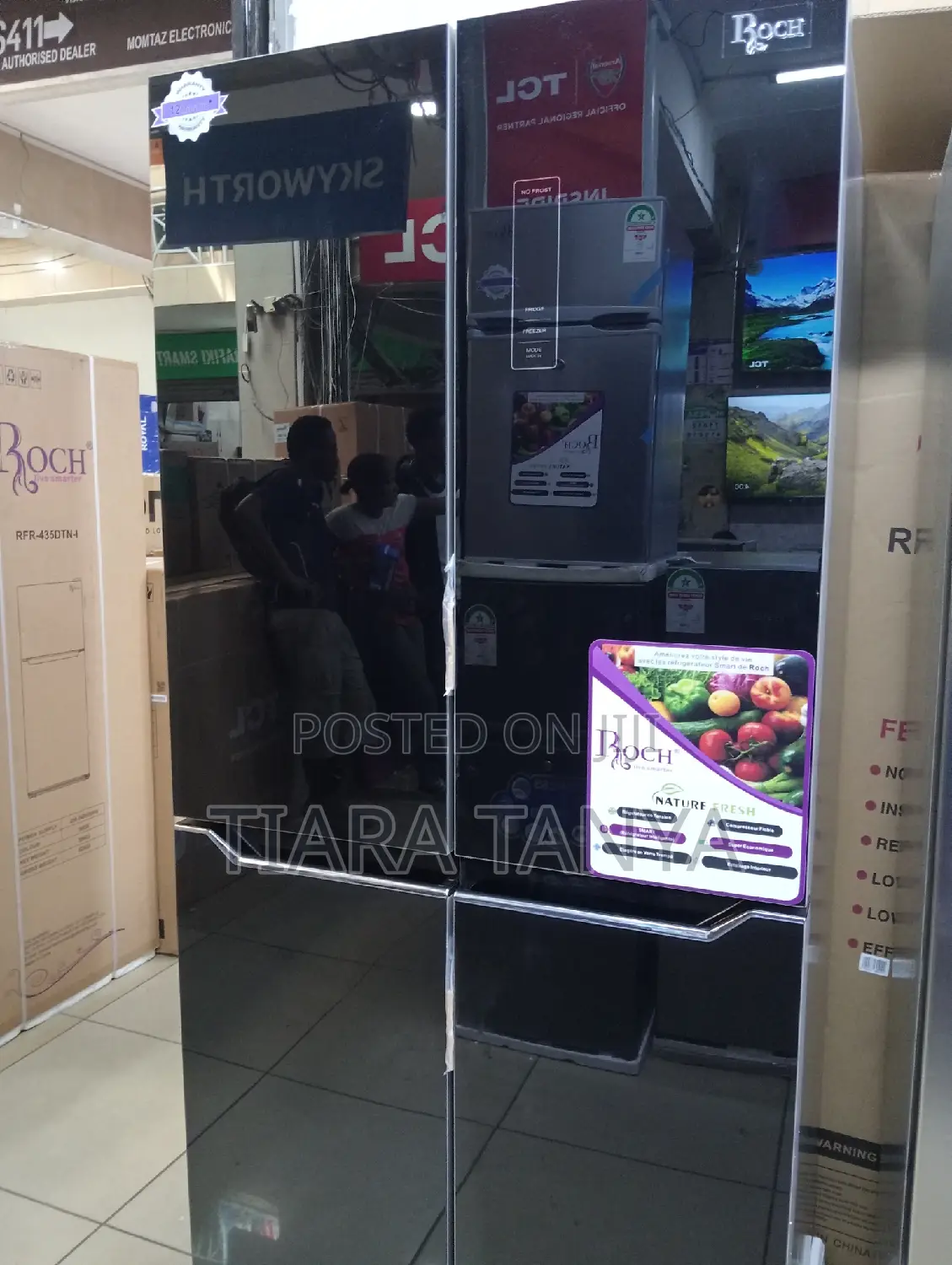 Roch RFR -500d4b 401L Side by Side Fridge