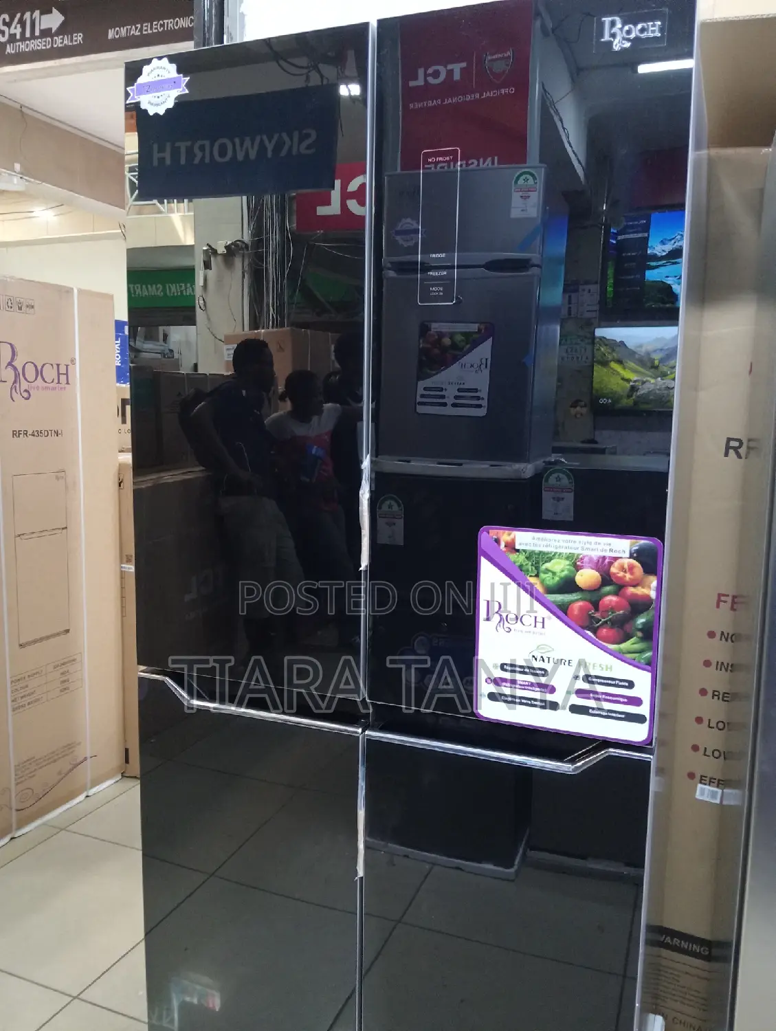 Roch RFR -500d4b 401L Side by Side Fridge