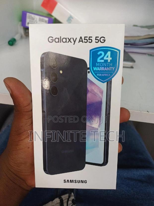 New Samsung Galaxy A55 256 GB Black - main view