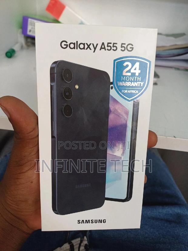 New Samsung Galaxy A55 256 GB Black - thumbnail 2