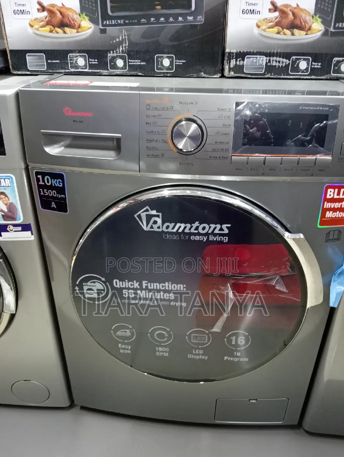 Ramton Wash Dry RW/160 10kg/7kg Front Load Washing Machine