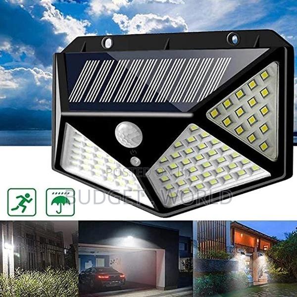 *100 Leds Solar Wall Light Outdoor Motion Sensor Waterproof - main view