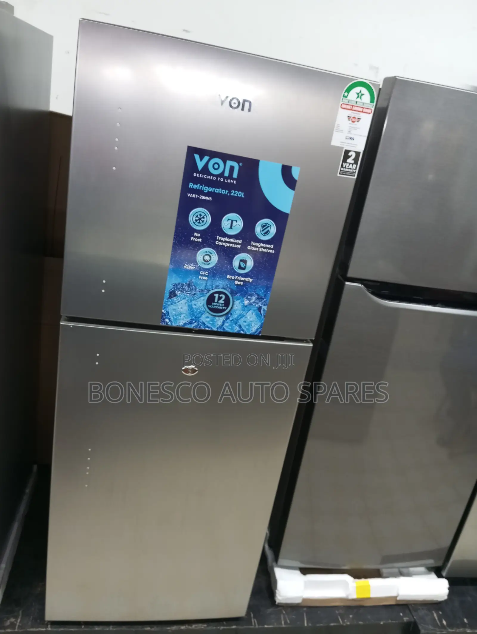 Von Fridge 220L (No Frost)