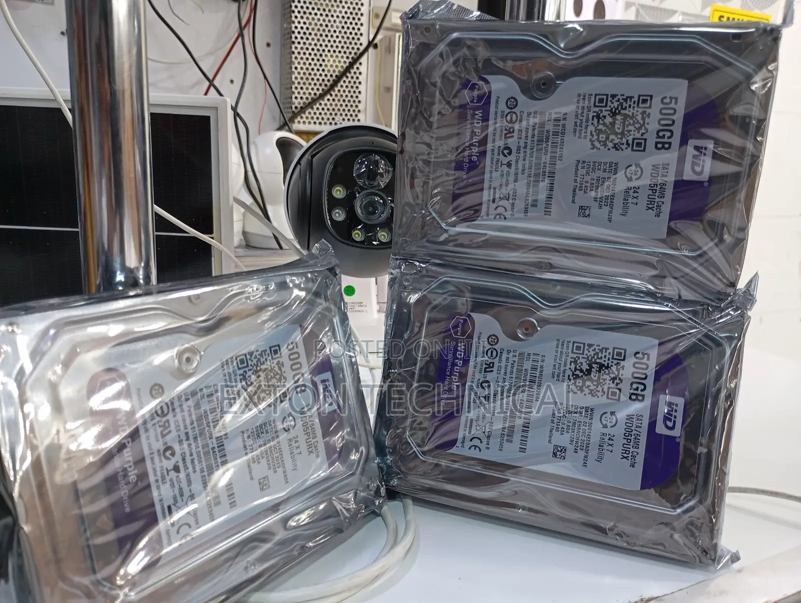 Durable Super 500gb 500gb Wd Purple Surveillance Harddisk