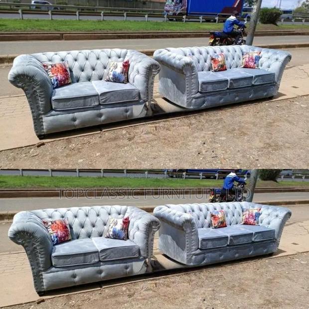 3-Seater Chester Sofas+Free Throw Pillows - main view