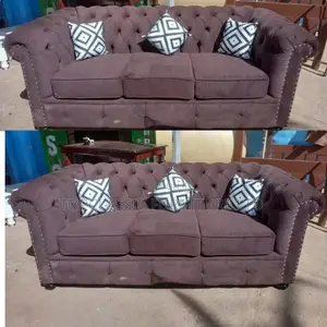 3-Seater Chester Sofas+Free Throw Pillows