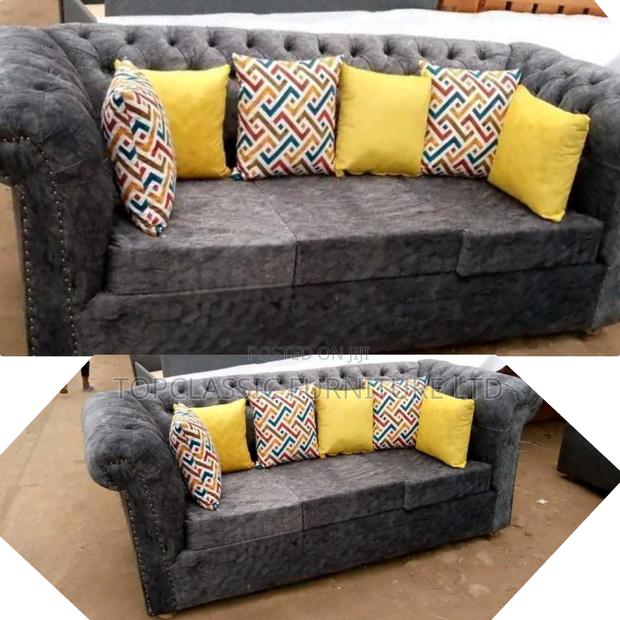 3-Seater Chester Sofas+Free Throw Pillows