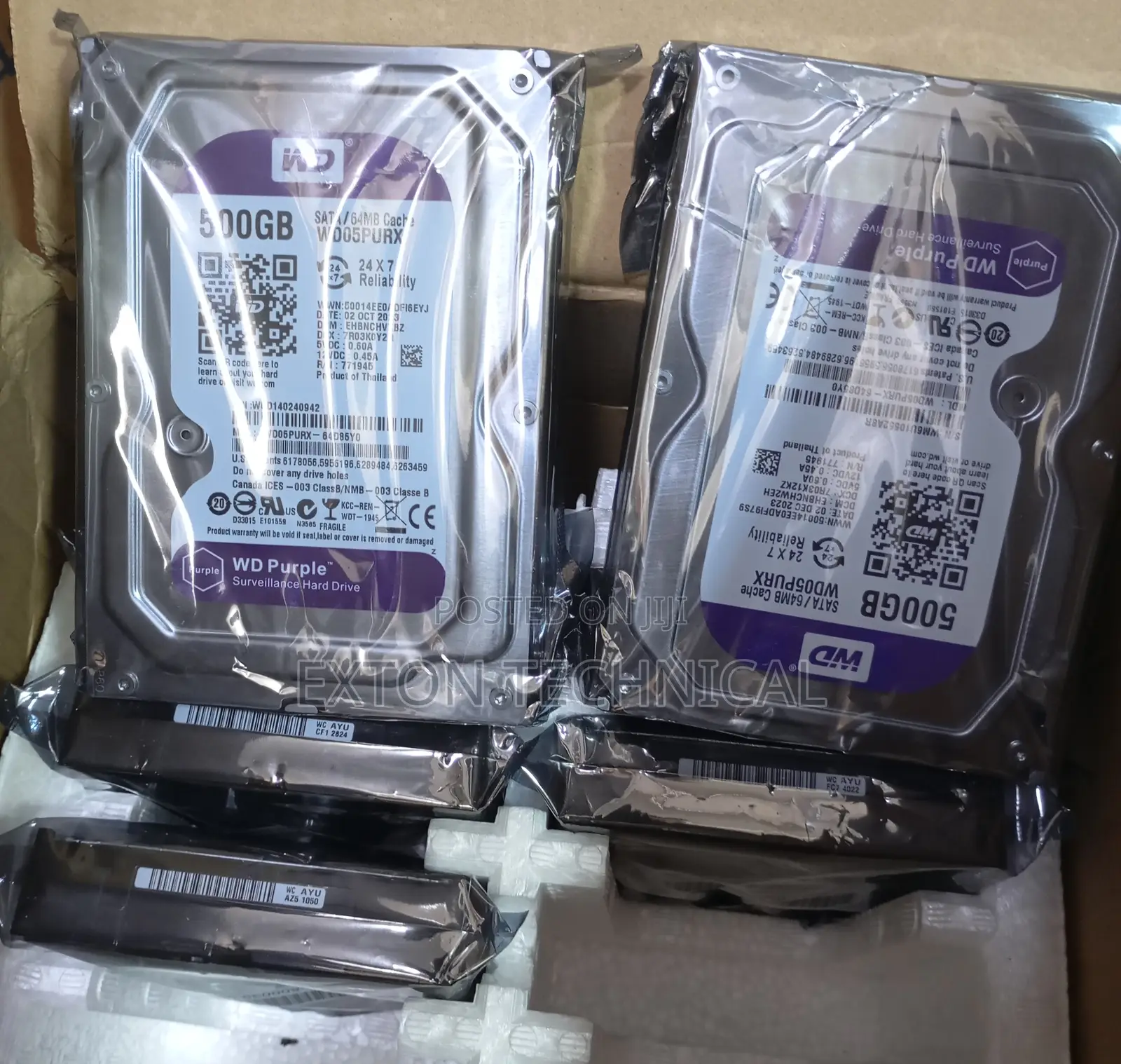 Purple 500gb Harddrive