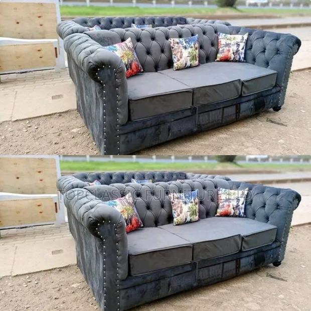 3-Seater Chester Sofas+Free Throw Pillows - main view