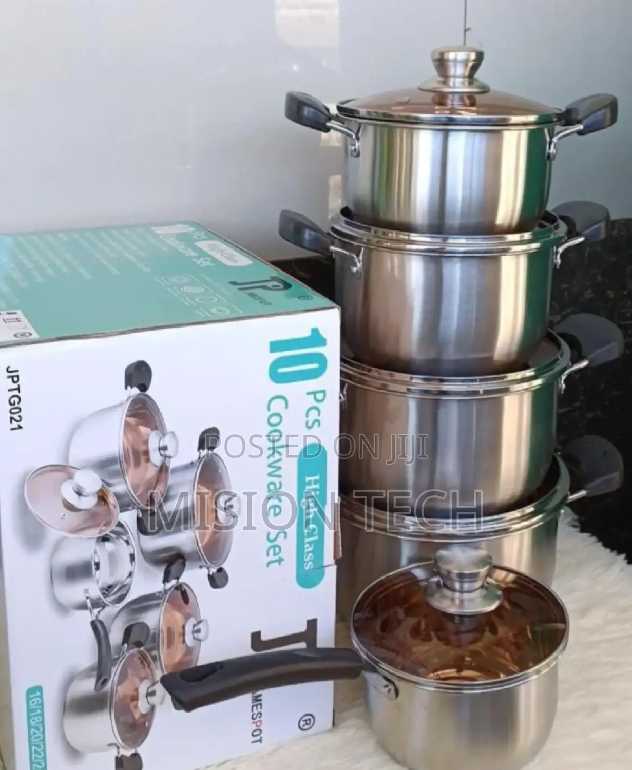 James Pot Heavy Duty 10 PCS Cookwere Set