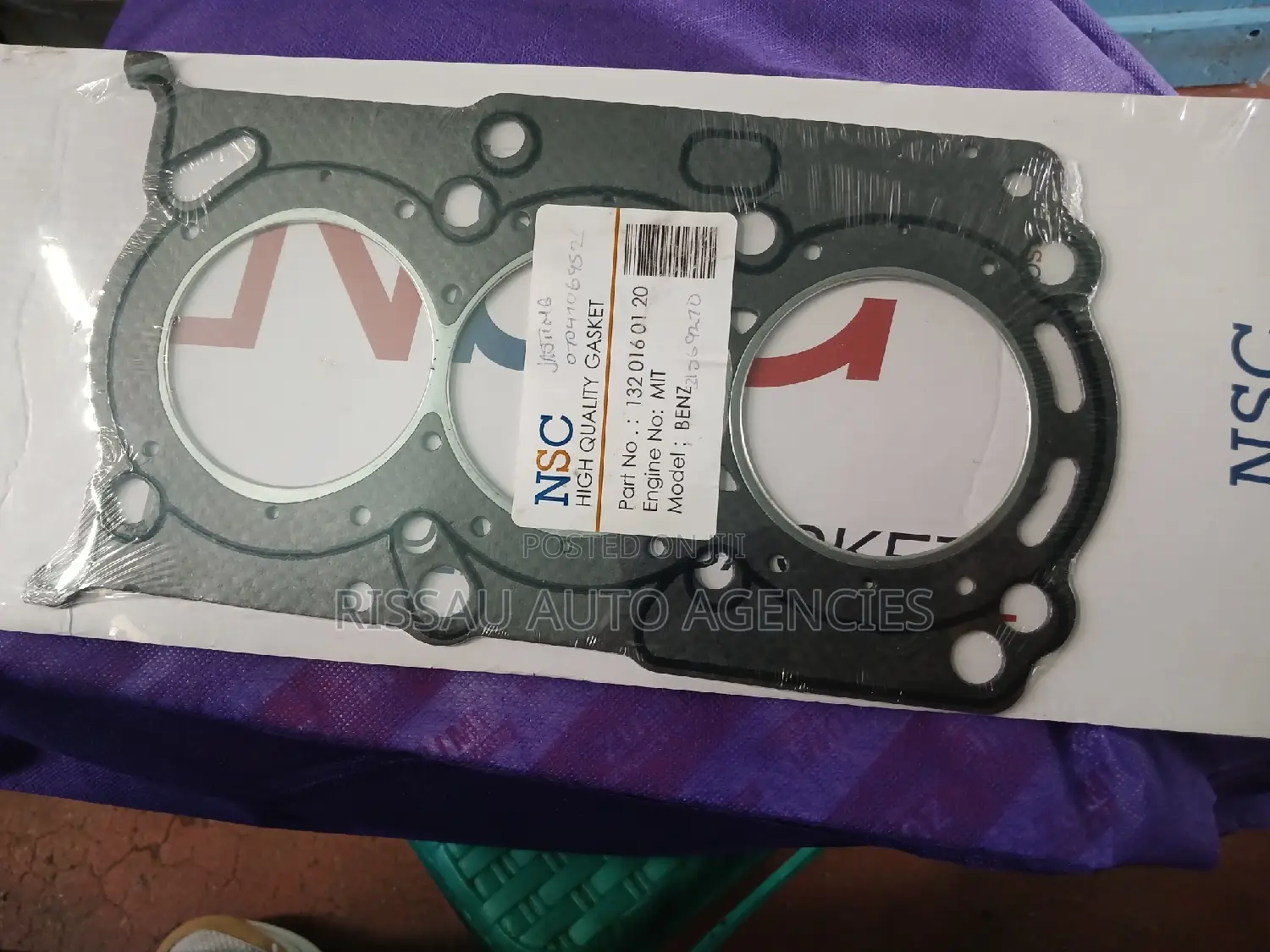 Mitsubishi 3B21 Cylinder Head Gasket for 72.0x81.8mm