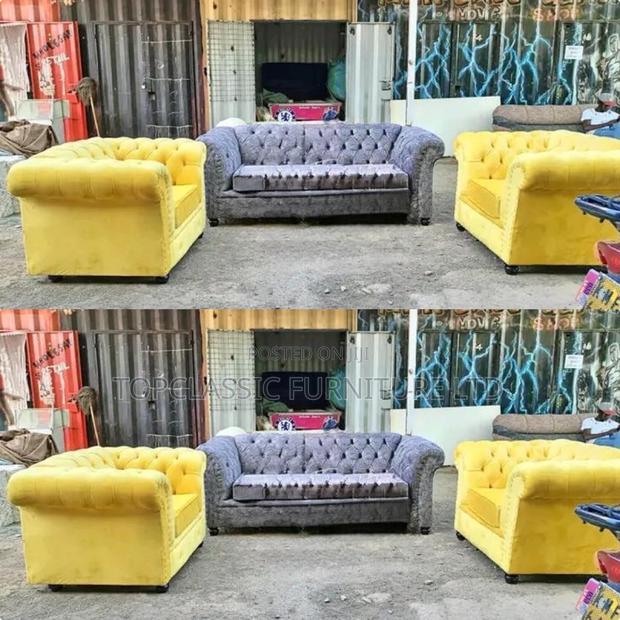 3-Seater Chester Sofas+Free Throw Pillows - main view