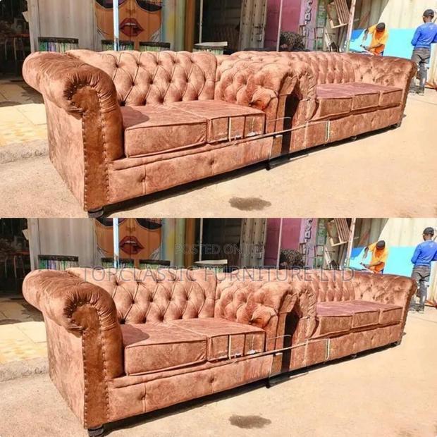 3-Seater Chester Sofas+Free Throw Pillows - main view