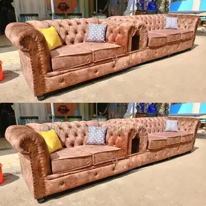 3-Seater Chester Sofas+Free Throw Pillows