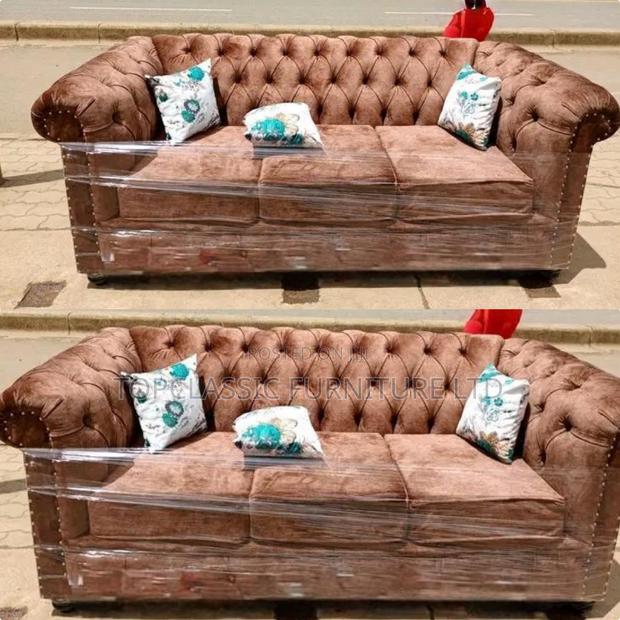 3-Seater Chester Sofas+Free Throw Pillows - main view