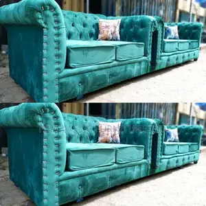 3-Seater Chester Sofas+Free Throw Pillows