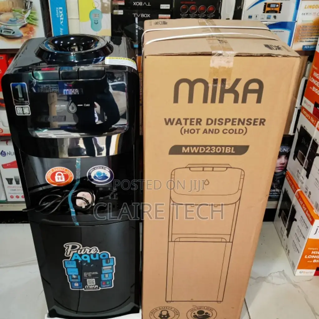 Black Mika Hot and Cold Water Dispenser MWD2301BL