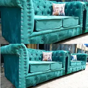 3-Seater Chester Sofas+Free Throw Pillows