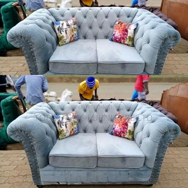 2-Seater Chester Sofas+Free Throw Pillows
