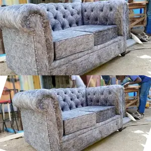 2-Seater Chester Sofas+Free Throw Pillows