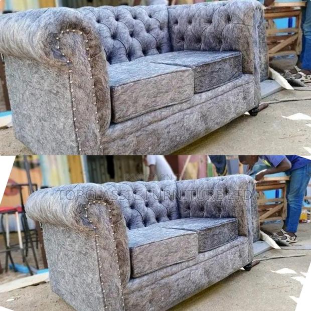 2-Seater Chester Sofas+Free Throw Pillows