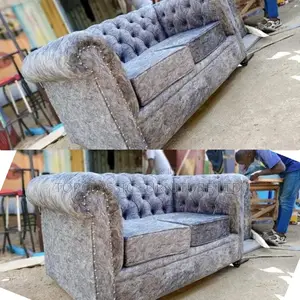 2-Seater Chester Sofas+Free Throw Pillows