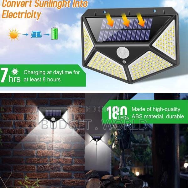 Solar Wall Light New Edition Bk 100 4 Side Bright Light - main view