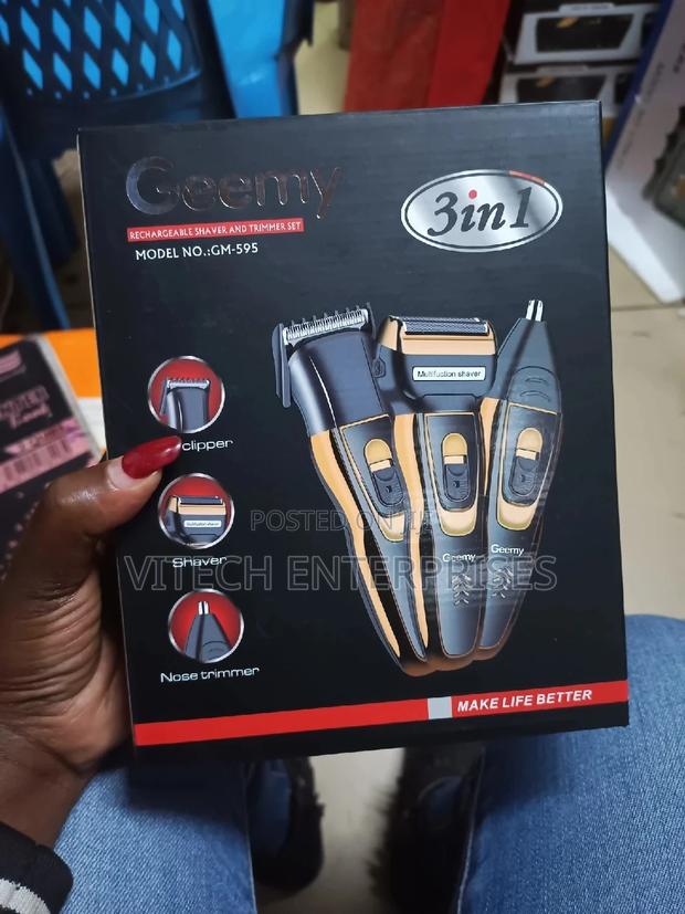 Geemy 3 in 1 Rechargeable Electric Original Machine Shaver - main view