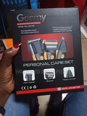 Geemy Rechargeable Hair Shaving Machine, Shaver- 3 in 1