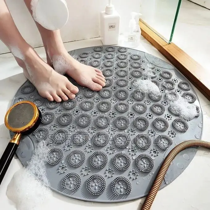 Round Anti-Slip Bathroom Mat Antislip Non Slip Safety Mat
