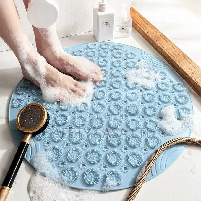 Round Anti-Slip Bathroom Mat Antislip Non Slip Safety Mat