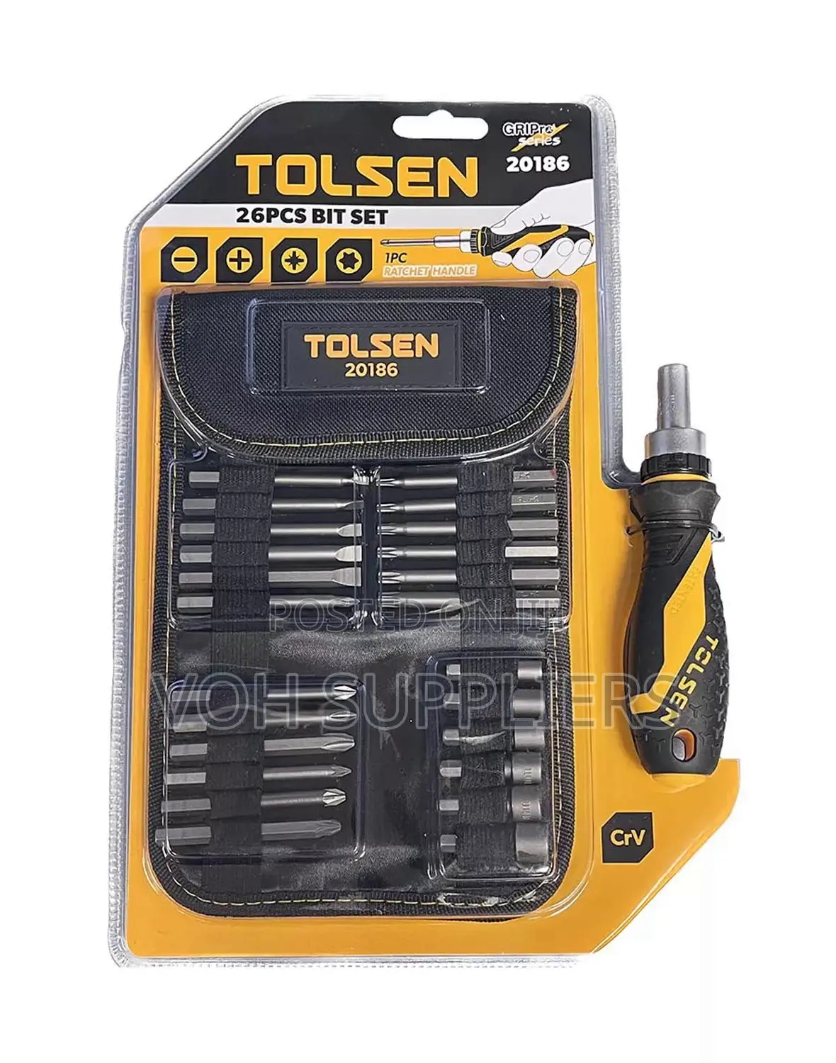 Tolsen 20186 26pcs Bit Set