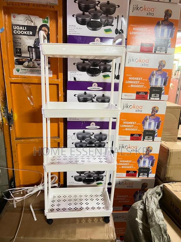 4 Layer Multipurpose Rack With Wheels - thumbnail 2