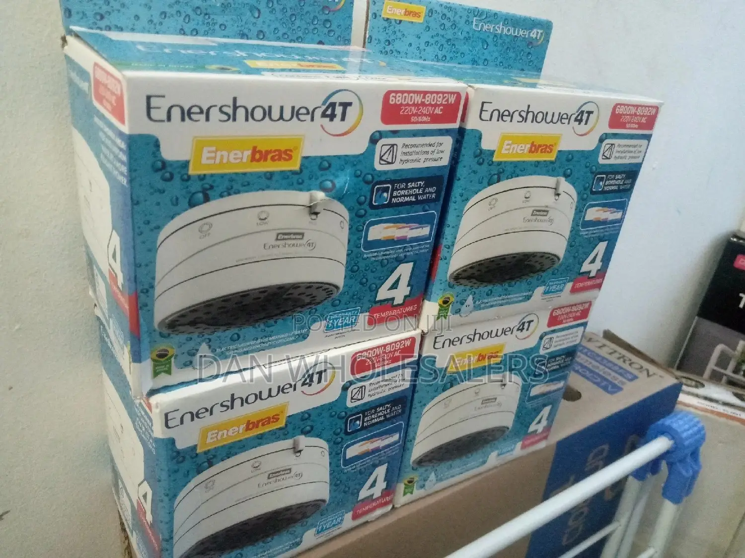 Enerbras 4 Temperature Instant Shower Water Heater