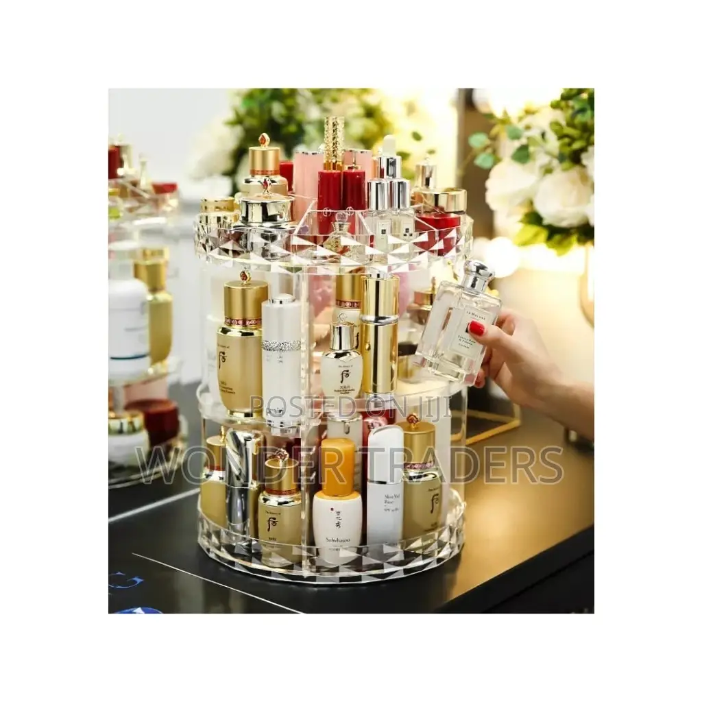 Acrylic Rotating Makeup Organizer