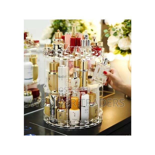 Acrylic Rotating Makeup Organizer - main view