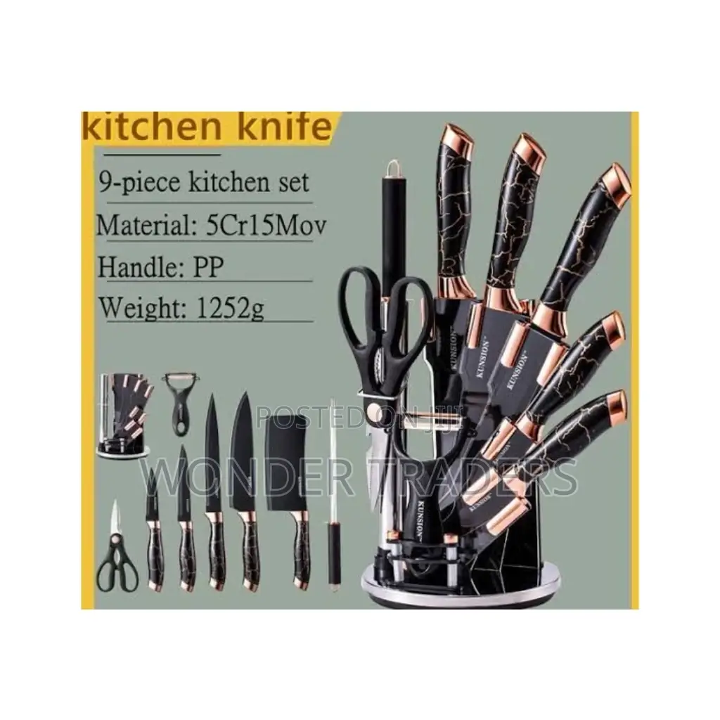 9pcs Germany Steel Knife Set*