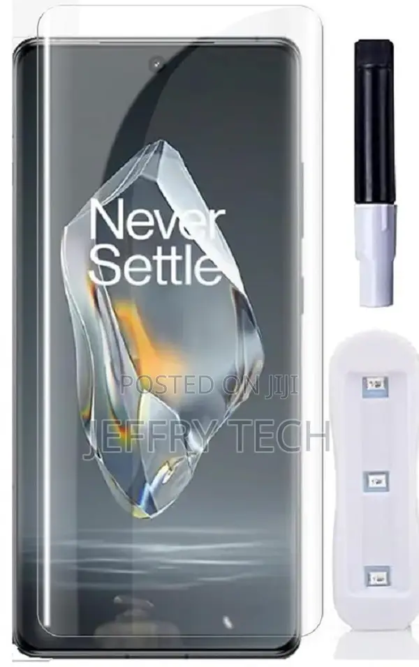 UV Tempered Glass for Oneplus 12R 5G Full Screen Coverage U