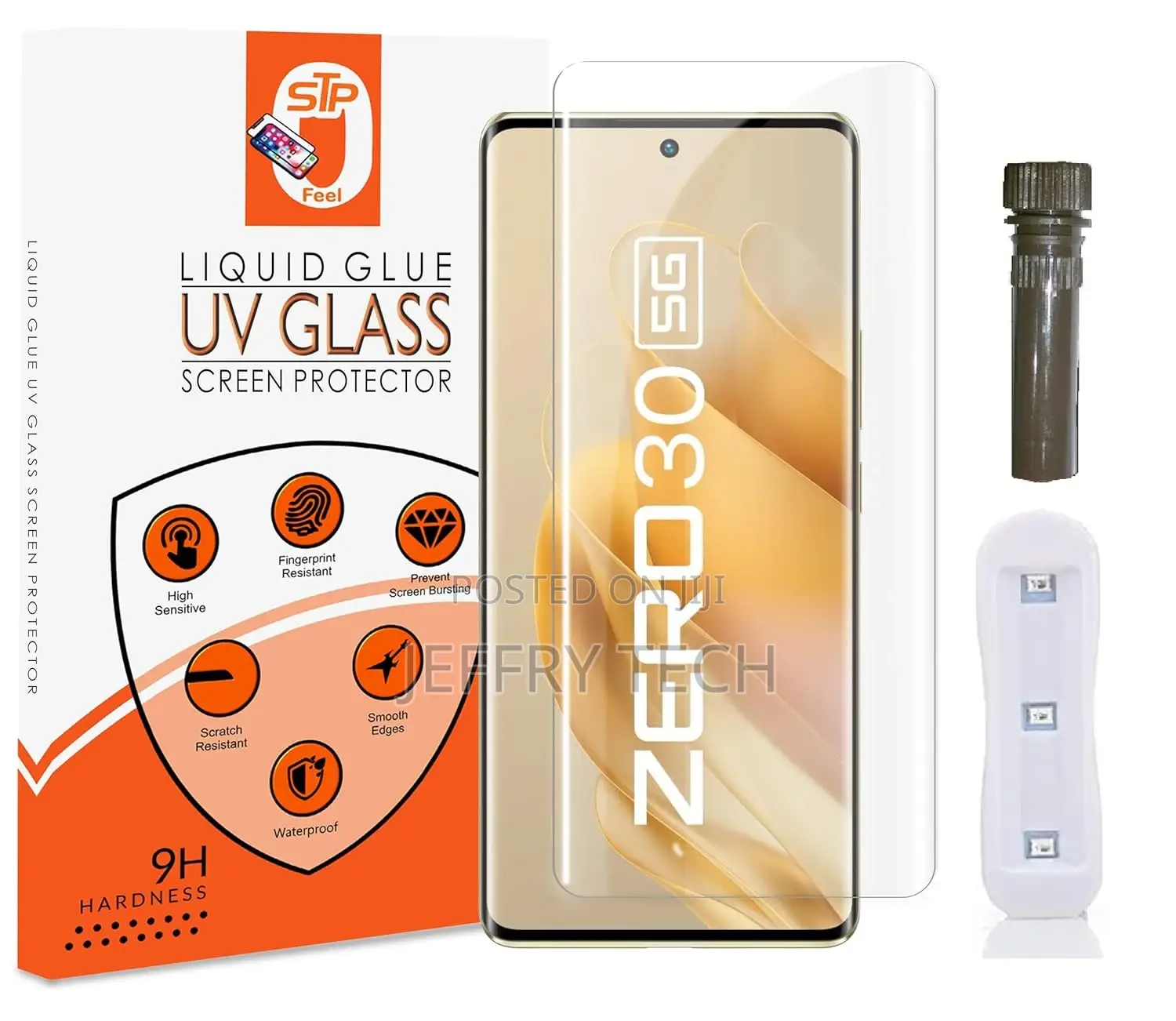 Curved UV Tempered Glass for Infinix Zero 30 5G / Infinix Ze