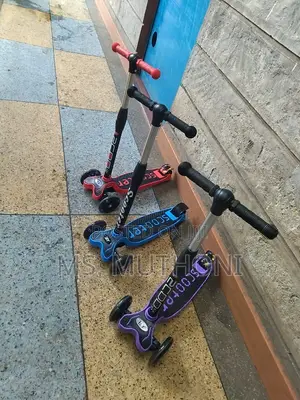 *Scooter With Lights on Wheels